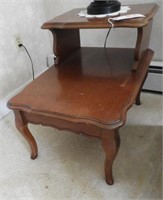 Pair of Cherry step back end tables
