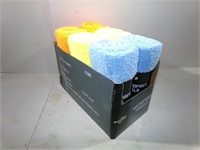 6 Pack of microfiber towels.