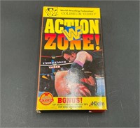 WWF Action Zone! 1996 Wrestling VHS Tape