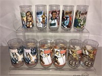 11pc Vtg Star Wars Collector Glass Lot