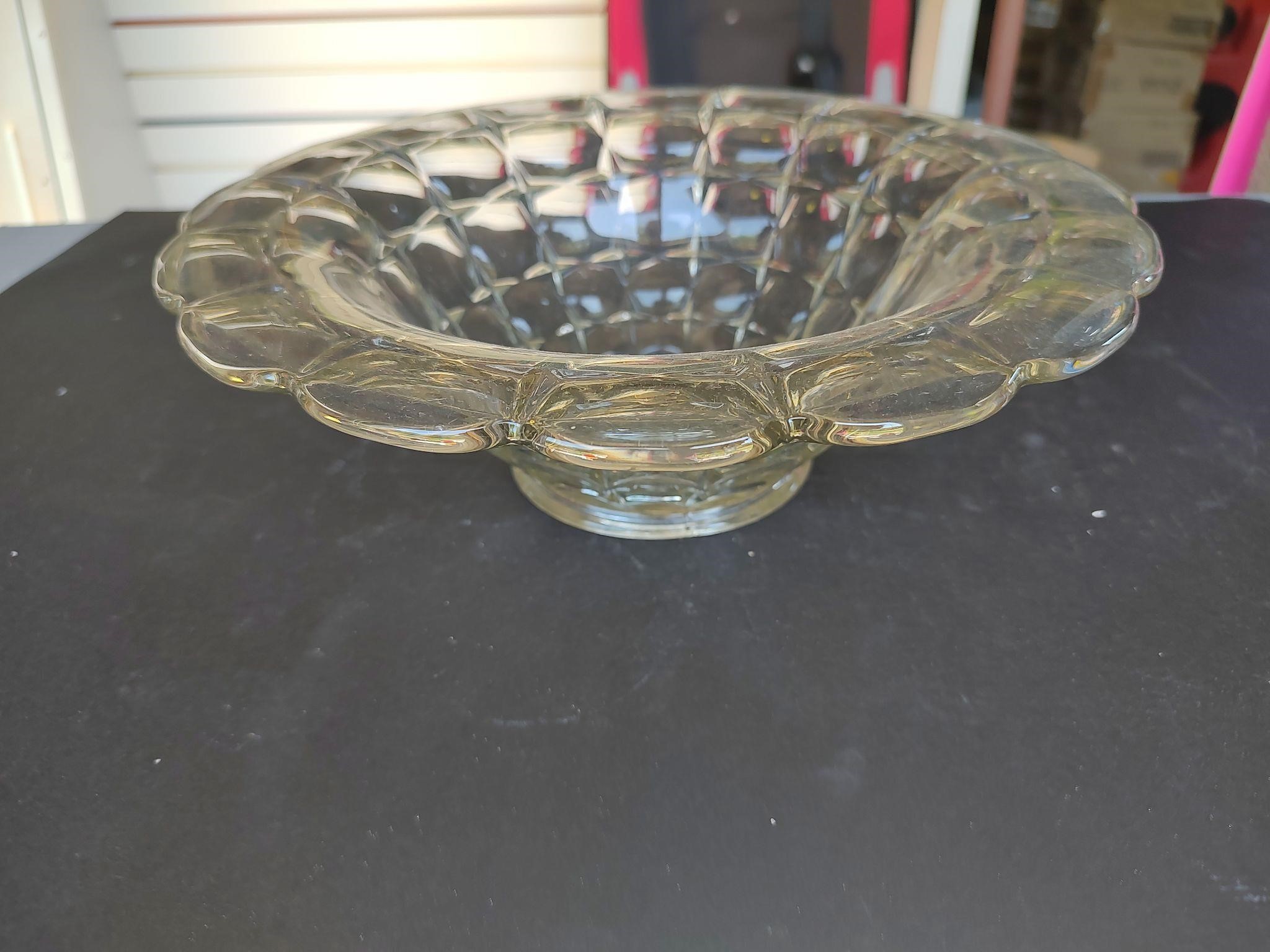 Heavy Glass Candy Bowl