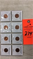 Brilliant uncirculated old Lincoln cent
