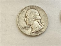 1952-D SILVER Washington Quarter