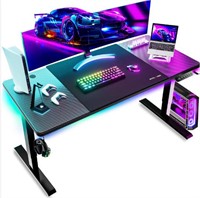 GTRACING 47" Electric Standing Desk w/ LED Lights