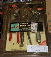 New Three Piece Wrench And Pliers