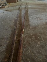 Pair Bamboo poles (11’ &9’ )