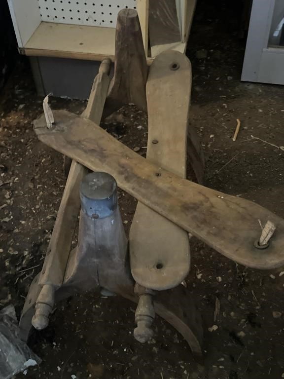 Antique saddle,  no cushion