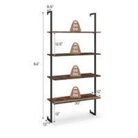 $65  Costway 4-Tier Ladder Shelf  30.