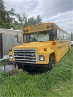School Bus with contents in it