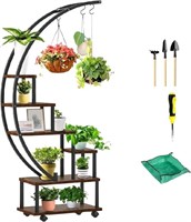 Homegroove 6-Tier Tall Metal Indoor Plant Stand