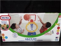 Little tikes adjust n jam basketball hoop