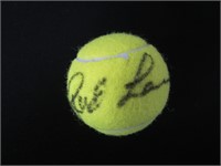 ROD LAVER SIGNED TENNIS BALL WITH COA
