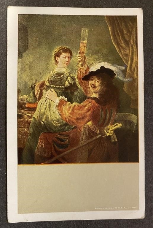 REMBRANDT: Rare Victorian Trade Card (1900)