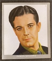RAMON NOVARRO: Antique Tobacco Card (1937)