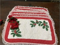 Christmas Placemats/Napkin Holders
