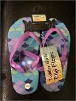 Ocean Waves Toddler Flip Flops NEW S 5/6