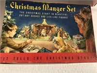 Vintage Christmas Manger set