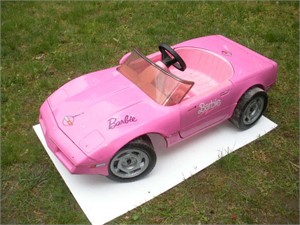 Barbie Pink Corvette - condition unknown