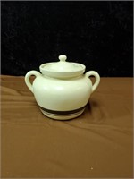 McCoy double handled bean pot approx 7 inches