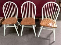 Three Oak Chairs