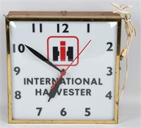 13" INTERNATIONAL HARVESTER SQUARE PAM CLOCK