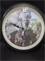 13" Train clock - no batteries but believe it