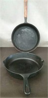 2-10" Cast Iron Pans