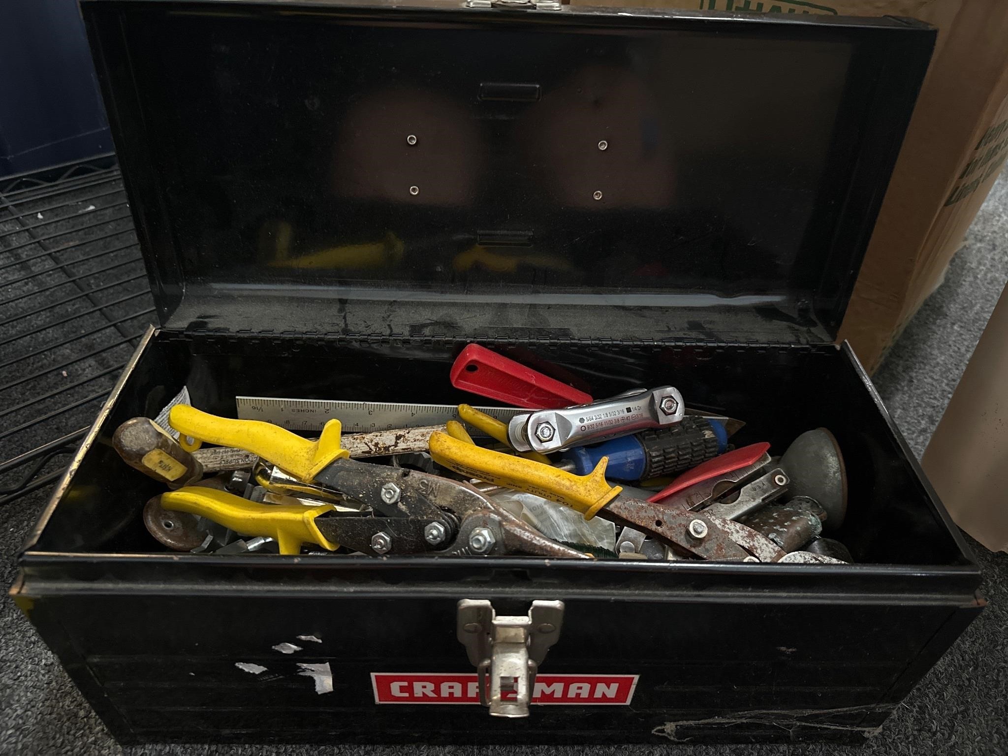 Craftsman toolbox and tools