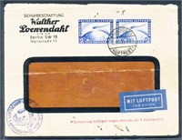 GERMANY #C36 (2) ON COVER USED FINE