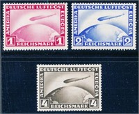 GERMANY #C35-C37 MINT FINE-VF HR