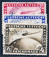 GERMANY #C35-C37 USED FINE-VF