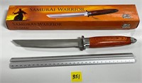 Frost Cutlery Samurai Warrior 15-544W 13” Bowie
