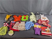Assorted Dog Clothes w/Blanket Collection