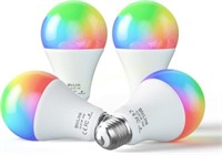 150W LED Bulbs  1600LM 16W  A19 E26  4 Pack