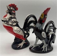 PR OF ROOSTERS-CERAMIC-UNMARKED