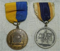 Vintage Lot of 2 Good Citizenship Medals