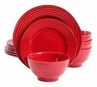 GIBSON PLAZA CAFÉ DINNERWARE SET 12 PC