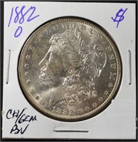 1882-O MORGAN DOLLAR CH/GEM BU