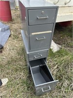 Two small filing cabinets