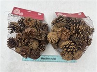 NEW Lot of 2- Scented Natural Pinecones