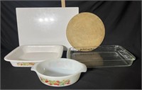 Corning Ware Dishes & Cutting Boards