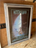 STAR WARS Return of the Jedi Signed Cast Poster