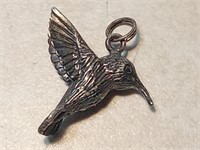 Sterling Silver Hummingbird Pendant, 2.8gr