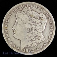 1882-CC Silver Morgan Dollar (F+)