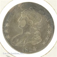 1834 Silver Capped Bust Half Dollar