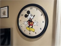 34" diameter wall clock