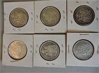 1961, 62,63,64, 65,66 Canadian Fifty Cent Coins