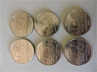 Ten 1867 to 1982 Confederation Silver Dollars