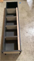 Wood shelf 11x6x45 1/2