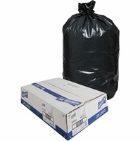 Genuine Joe 01535 Heavy-Duty Trash Bags, 1.5 Mil,